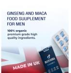 BlueAgra Ginseng Tablets for Men's Vitality, 100 mg