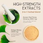 High Strength Panax Ginseng Capsules for Energy & Focus
