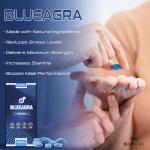 BlueAgra Ginseng Tablets for Men's Vitality, 100 mg