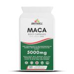 Maca Root 5000mg with Zinc - 120 Vegan Capsules