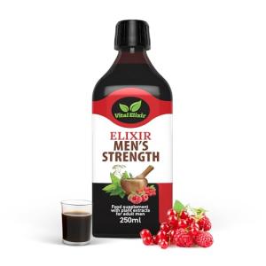 Men's Strength Elixir: Maca, Tribulus & Zinc Supplement