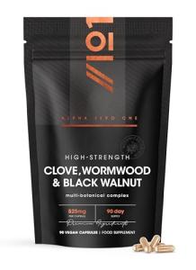 Clove, Wormwood & Black Walnut Capsules - 90 Count