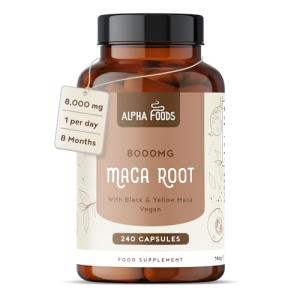 Maca Root Capsules 8000mg | 240 Vegan Caps