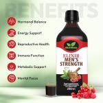 Men's Strength Elixir: Maca, Tribulus & Zinc Supplement