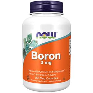 Now Foods Boron 3mg 250 Vegan Capsules