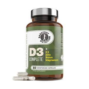 Barefoot Nutrition Vitamin D3 + K2, 60 Capsules
