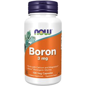 Now Foods Boron 3mg Vegan Capsules, 100 Count