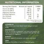 Barefoot Nutrition Vitamin D3 + K2, 60 Capsules