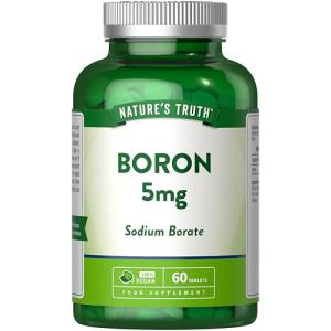 High Strength Boron 5mg Vegan Tablets – 60 Count