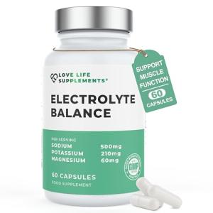 Hydration Support: Electrolyte Balance Capsules, 60 Count