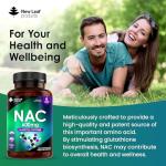 NAC N-Acetyl-Cysteine 600mg Vegan Capsules 180 Count