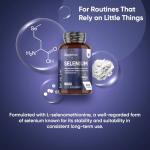 200mcg Vegan Selenium Supplements - 365 Tablets