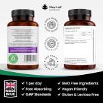 NAC N-Acetyl-Cysteine 600mg Vegan Capsules 180 Count