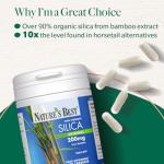 Nature's Best Silica 200mg - Vegan Capsules, 90 Count