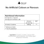 NAC N-Acetyl-Cysteine 600mg Vegan Capsules 180 Count