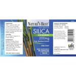 Nature's Best Silica 200mg - Vegan Capsules, 90 Count