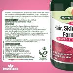 Hair, Skin & Nails Support – Vegan Formula Tablets