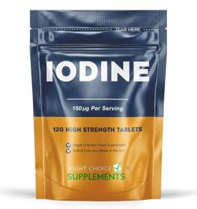 Iodine 150mcg Tablets for Thyroid Support
