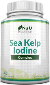Sea Kelp Iodine 365 Vegan Tablets – 435mcg
