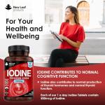 High Strength Vegan Iodine Tablets - 180 Count