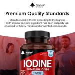 High Strength Vegan Iodine Tablets - 180 Count