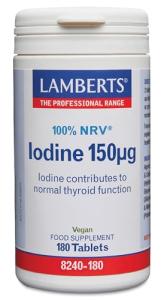 Lamberts Iodine 150mcg, 180 Tablets