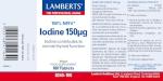 Lamberts Iodine 150mcg, 180 Tablets