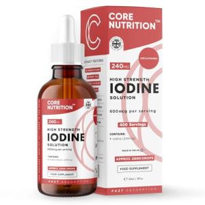 Vegan Iodine Liquid Drops - 600mcg per Serving