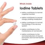 High Strength Vegan Iodine Tablets 500mcg - 365 Count