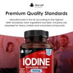 High Strength Vegan Iodine Tablets 500mcg - 365 Count