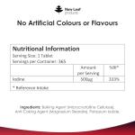 High Strength Vegan Iodine Tablets 500mcg - 365 Count