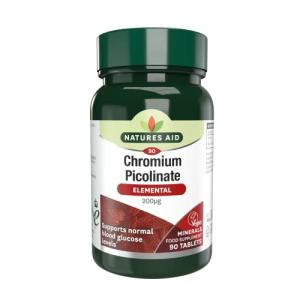 Nature's Aid Chromium Picolinate 200µg - 90 Tablets
