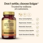 Solgar Chromium Picolinate 200 µg Vegan Capsules