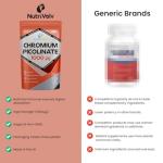 NutriVolv Chromium Picolinate 1000µg - 120 Tablets
