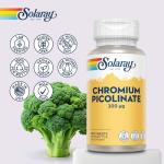 Solaray Chromium Picolinate 200mcg - Vegan Tablets