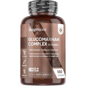 Glucomannan Capsules with Choline and Vitamins