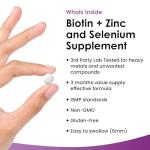 Biotin Hair Growth Vitamins with Zinc & Selenium