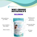 Selenium 200mcg Tablets for Hair, Skin, Nails