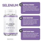 Selenium 300MCG - 365 Tablets for Immunity Support