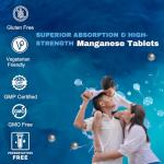 High Strength Chelated Manganese Supplement, 60 Tablets