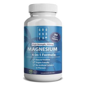 Grounded 500mg 4-in-1 Vegan Magnesium Tablets