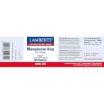 Lamberts Manganese Citrate 4mg - 100 Tablets