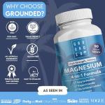 Grounded 500mg 4-in-1 Vegan Magnesium Tablets