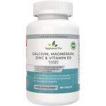 Calcium Magnesium Zinc Vitamin D K2 Supplement 180 Tablets