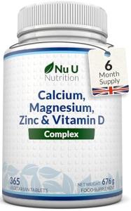 Zinc Calcium Magnesium Vitamin D Complex 365 Tablets