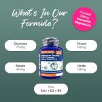 Zipvit Magnesium Glycinate Complex with Vitamin D3 & Zinc