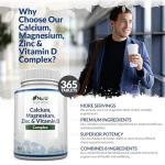 Zinc Calcium Magnesium Vitamin D Supplement - 365 Tablets