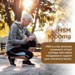 Healthspan MSM 1,000mg with Manganese Tablets