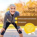 Healthspan MSM 1,000mg with Manganese Tablets