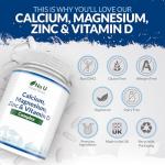 Zinc Calcium Magnesium Vitamin D Supplement - 365 Tablets